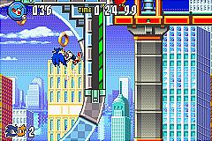 Sonic Advance 3 - GBA Screen