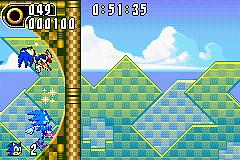 Sonic Advance 2 - GBA Screen