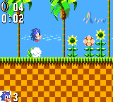 Sonic The Hedgehog - Game Gear Screen