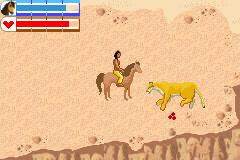 Spirit: Stallion of the Cimarron - GBA Screen