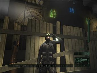 Tom Clancy's Splinter Cell: Pandora Tomorrow - PS2 Screen