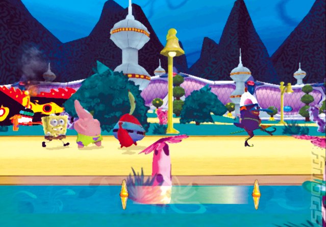 SpongeBob's Atlantis Squarepantis - PS2 Screen