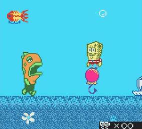 SpongeBob SquarePants: SuperSponge - Game Boy Color Screen