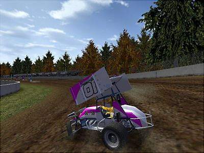 Sprint Car Challenge - PS2 Screen