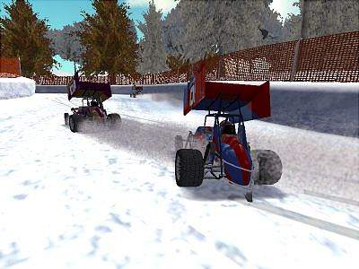 Sprint Car Challenge - PS2 Screen