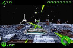 Star Wars: Flight of the Falcon - GBA Screen