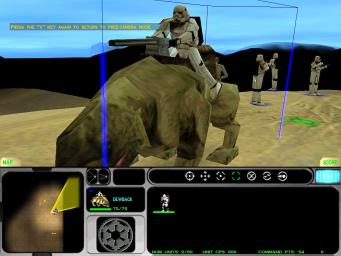 Star Wars: Force Commander - PC Screen