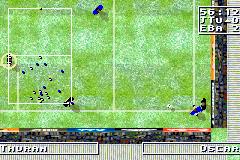 Steven Gerrard's Total Soccer 2002 - GBA Screen