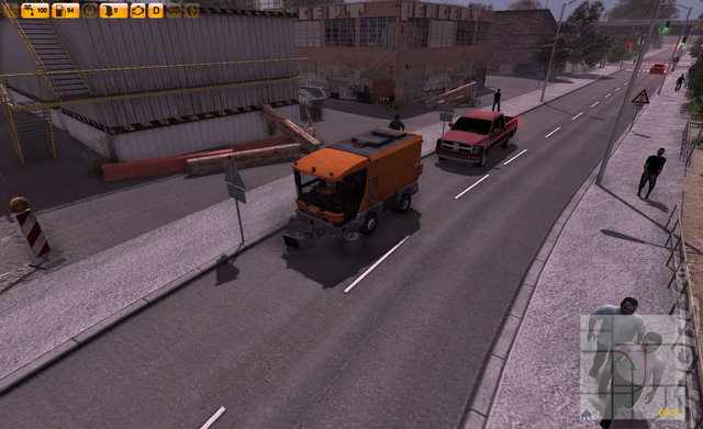 Street Cleaning Simulator - PC Screen