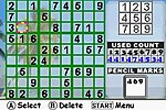 Sudoku Fever - GBA Screen