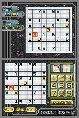 Sudoku Master - DS/DSi Screen