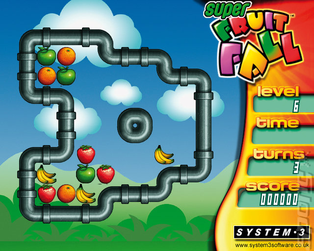 Super Fruitfall - Wii Screen