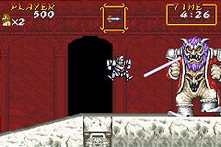 Super Ghouls 'N Ghosts - GBA Screen