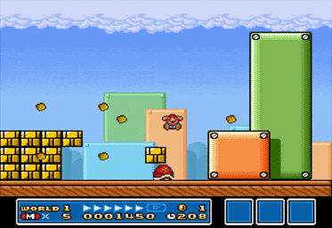 Super Mario Allstars - SNES Screen