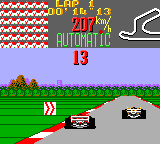 Super Monaco GP - Game Gear Screen