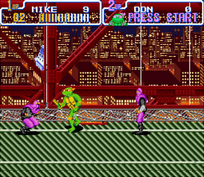 Teenage Mutant Ninja Turtles IV: Turtles in Time - SNES Screen