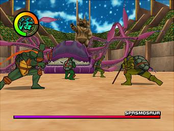 Teenage Mutant Ninja Turtles 2: BattleNexus - GameCube Screen