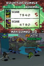 Teenage Mutant Ninja Turtles: Arcade Attack - DS/DSi Screen