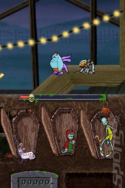 Teenage Zombies: Invasion of the Alien Brain Thingys! - DS/DSi Screen