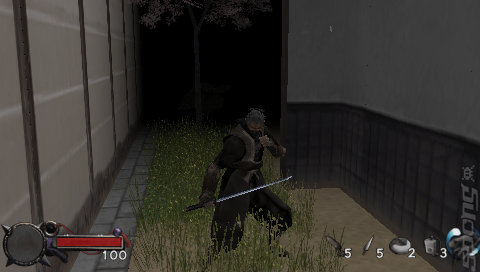 Tenchu: Time of the Assassins - PSP Screen