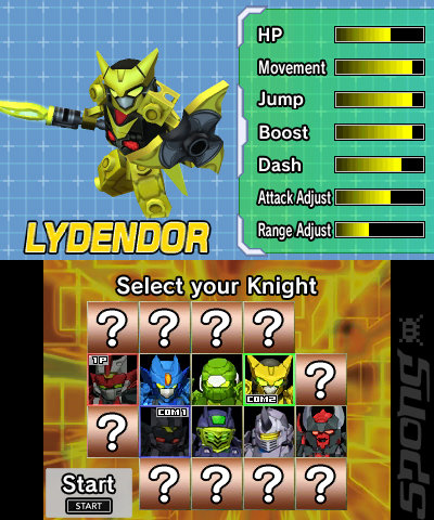 Tenkai Knights: Brave Battle - 3DS/2DS Screen