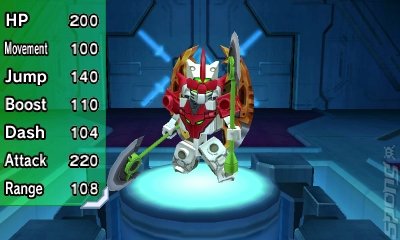 Tenkai Knights: Brave Battle - 3DS/2DS Screen