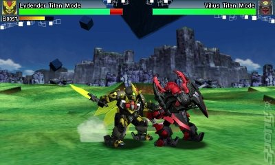 Tenkai Knights: Brave Battle - 3DS/2DS Screen