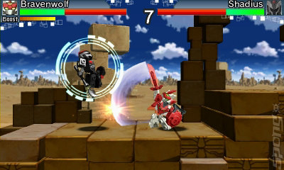 Tenkai Knights: Brave Battle - 3DS/2DS Screen