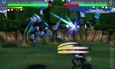 Tenkai Knights: Brave Battle - 3DS/2DS Screen