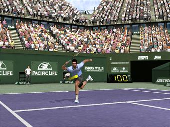 Tennis Masters Series 2003 - Xbox Screen