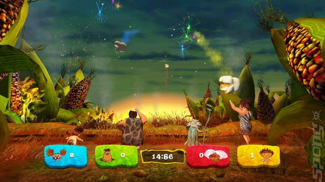 The Croods: Prehistoric Party! - Wii Screen