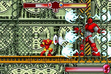 The Invincible Iron Man - GBA Screen