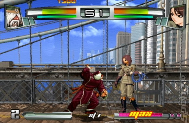 The King of Fighters NeoWave - PS2 Screen