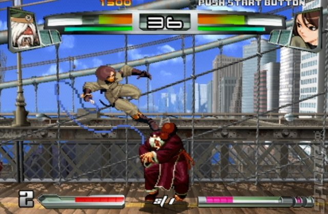 The King of Fighters NeoWave - PS2 Screen