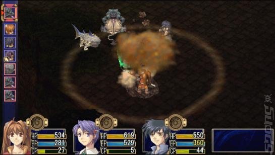 The Legend of Heroes: Trails in the Sky - PSP Screen