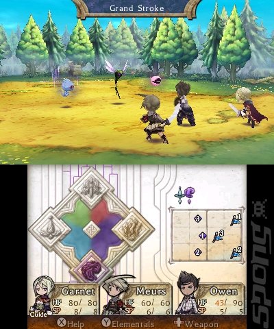The Legend of Legacy - 3DS/2DS Screen