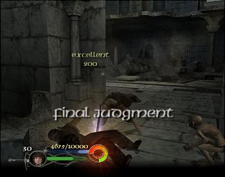 The Lord of the Rings: The Return of the King - PS2 Screen