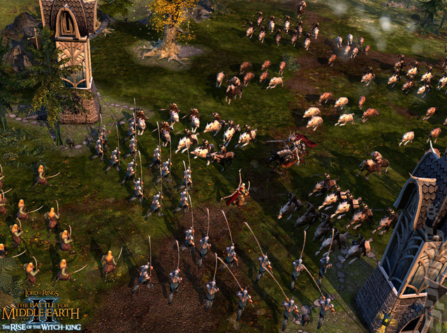 The Lord of the Rings The Battle for Middle-Earth II: The Rise of the Witch-King - PC Screen