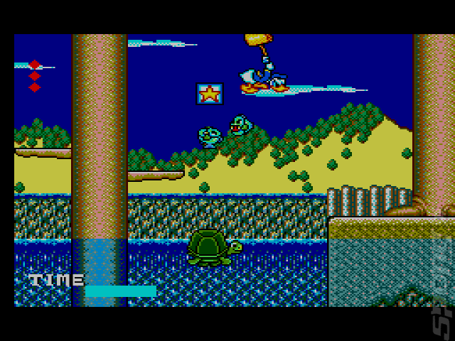 The Lucky Dime Caper starring Donald Duck - Sega Master System Screen