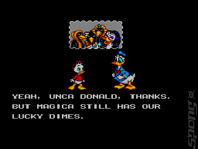 The Lucky Dime Caper starring Donald Duck - Sega Master System Screen