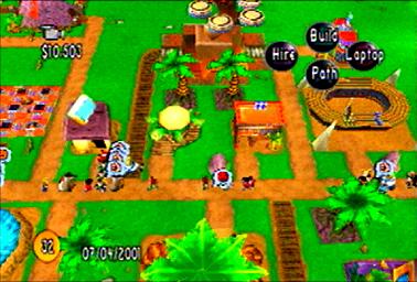 Theme Park World - PlayStation Screen