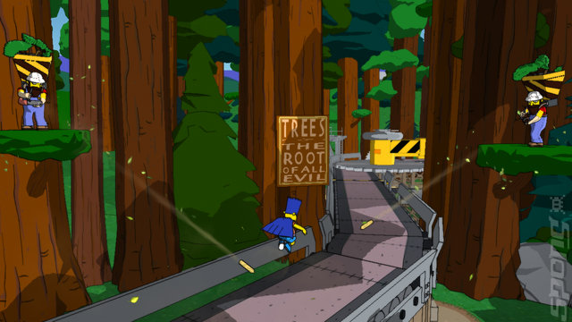 The Simpsons Game - PS2 Screen