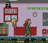 The Simpsons: Treehouse Of Horror - Game Boy Color Screen