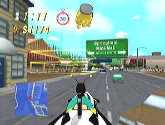 The Simpsons: Road Rage - Xbox Screen