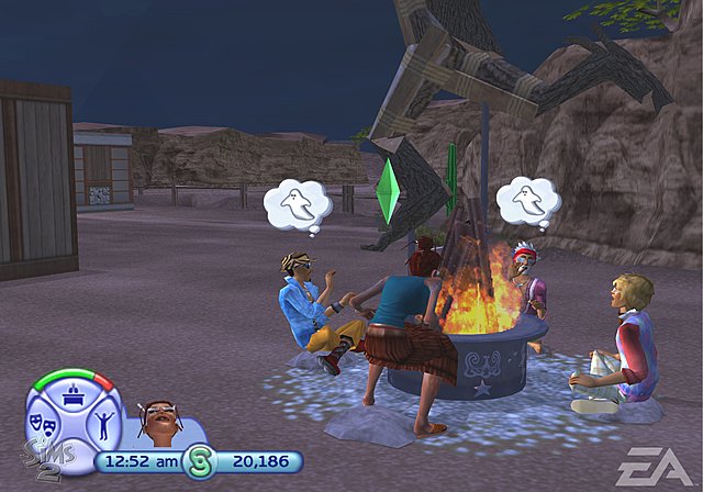 The Sims 2 - GBA Screen