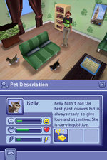 The Sims 2: Apartment Pets - DS/DSi Screen