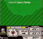 Tiger Woods PGA Tour 2000 - Game Boy Color Screen