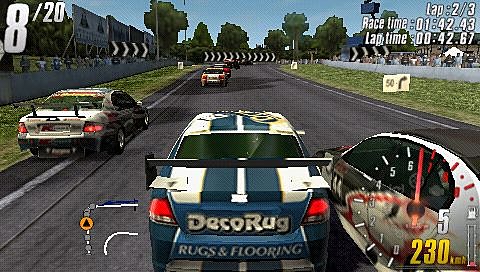 TOCA Race Driver 2 - PSP Screen