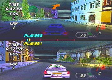 Tommi M�kinen Rally - PlayStation Screen