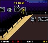 Tony Hawk's Pro Skater 2 - Game Boy Color Screen